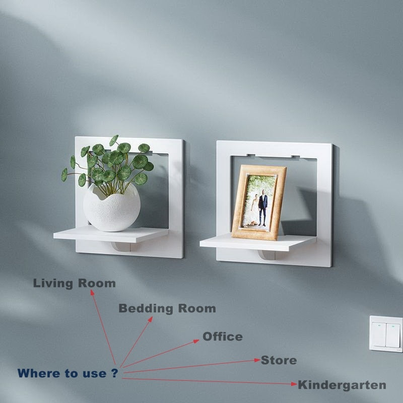 bedside wall creative flower pot stand